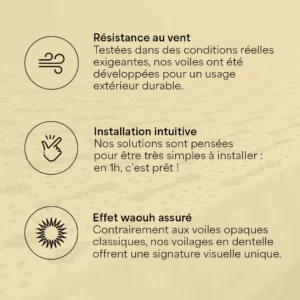 voile d'ombrage flora