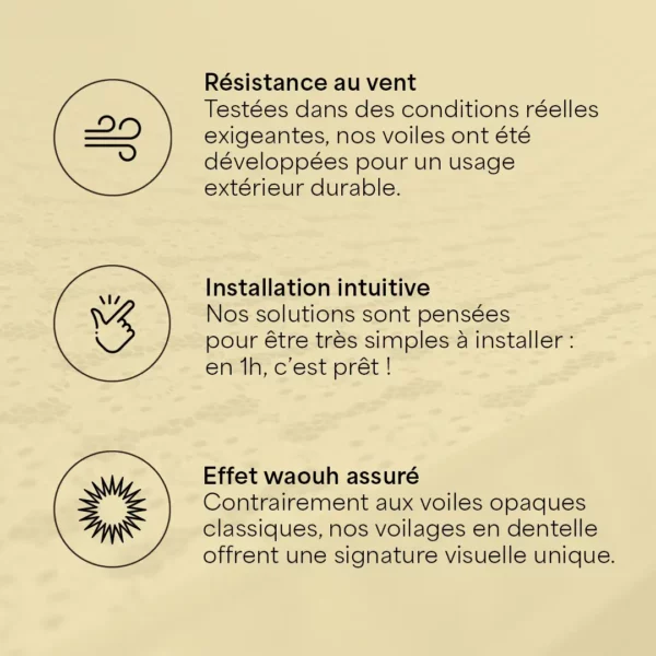 voile d'ombrage flora