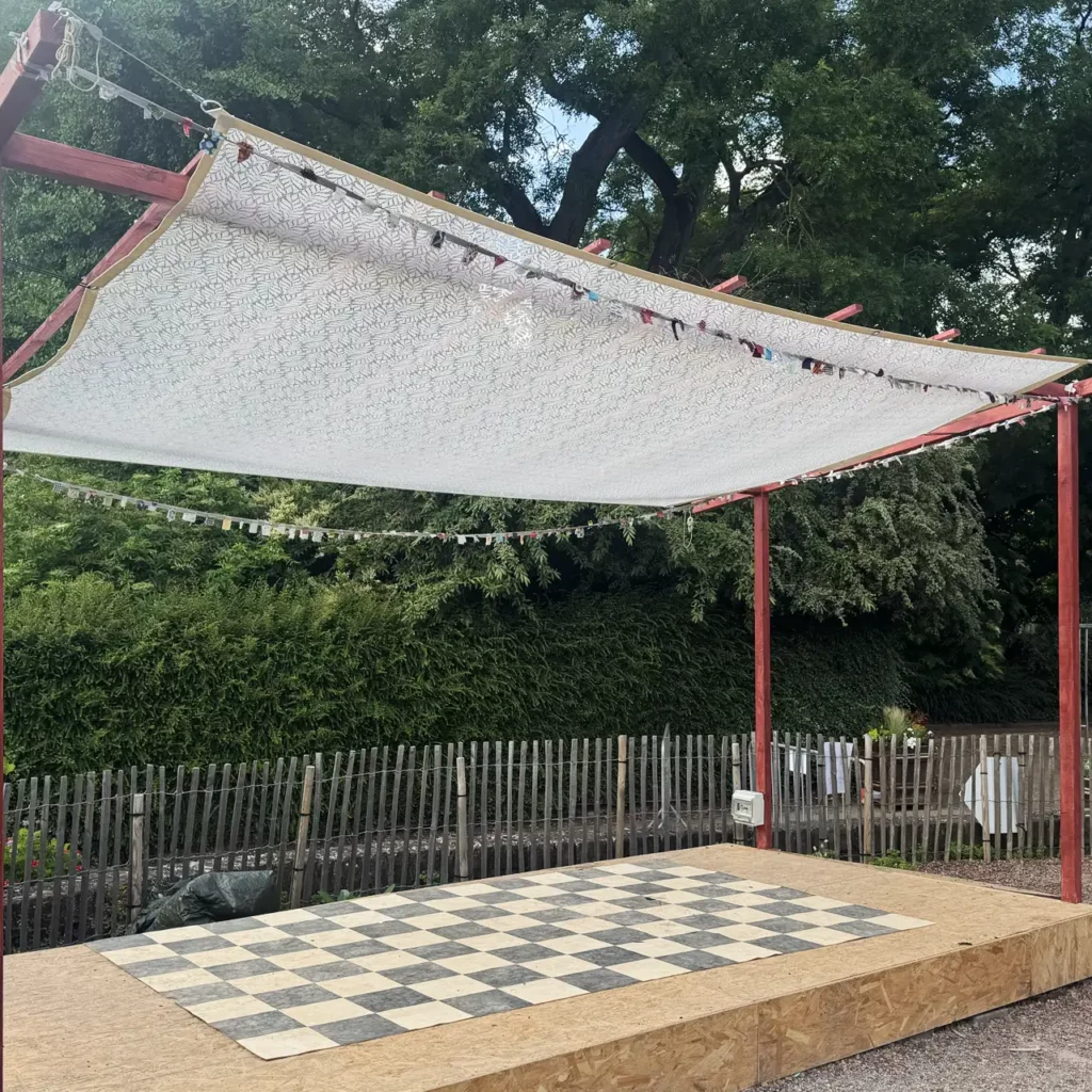 installation pergola voile ombrage voilage voilage